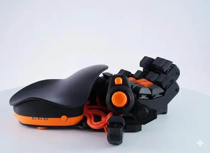 QianRen clavier de jeu gaucher réglable à une main filaire WASD Joystick ergonomie PC Esports claviers de bureau