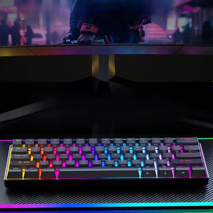 Clavier mécanique filaire pour jeux