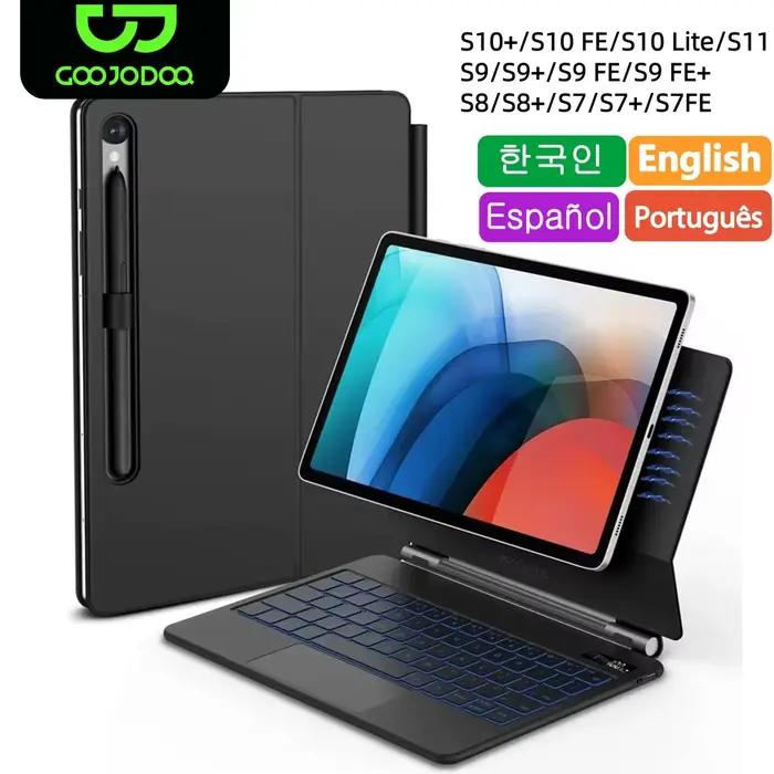 Clavier magique pour Samsung Galaxy Tab S11 S10 Plus S10 Lite S8 S9 S7 FE 11