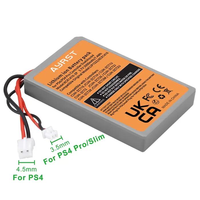 Pour SONY PS4/PS4 Pro slim LIP1522 & KCR1410 Dualshock 4 V1 V2 contrôleur sans fil Playstation GamePad 2000mAh remplacer la batterie