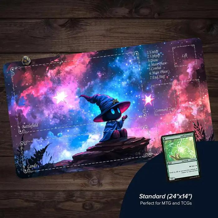 Magnifique tapis de jeu MTG Galactic Wizard