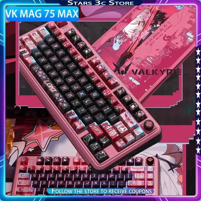 Clavier de jeu VALKYRIE VK MAG 75 MAX Esports à axe magnétique sans fil