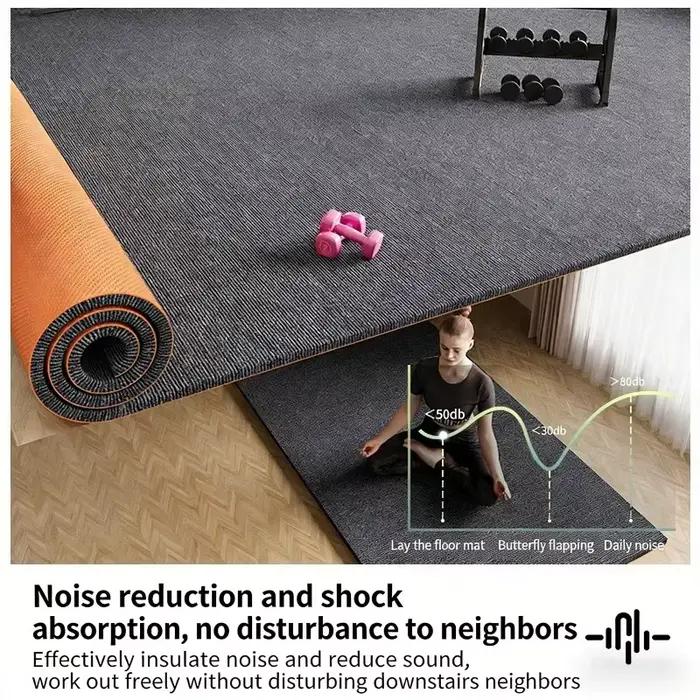 Tapis en peluche antichoc pour chaises de gaming