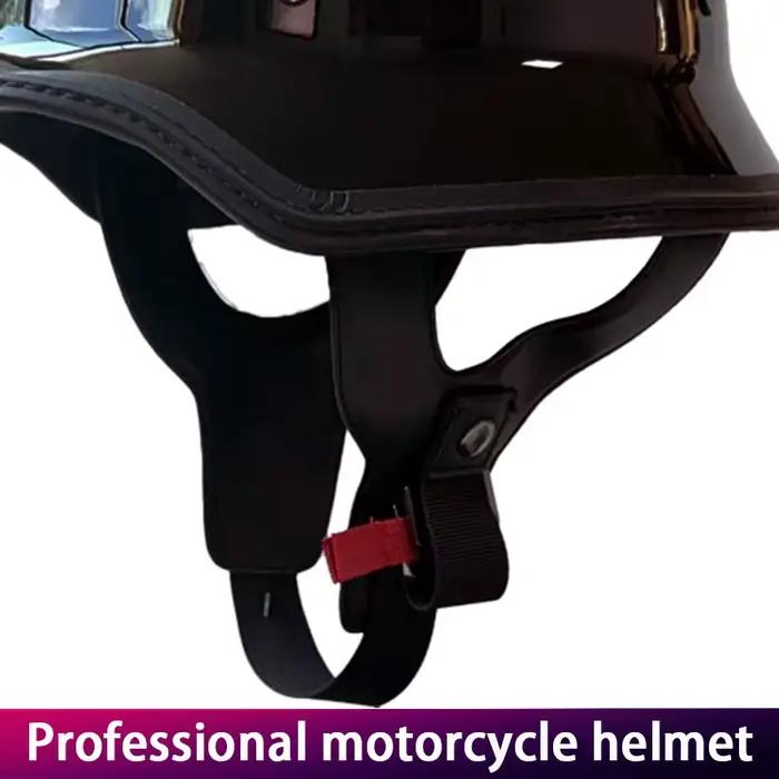 Casque de soldat rétro pour hommes, moto de croisière, vélo lourd, demi-seau de Style allemand, couvre-chef Vintage pour motards