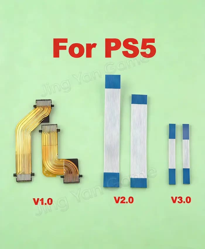 1 jeu de câbles pour manette PS5 1.0 2.0 3.0, ruban de déclenchement R2 + L2