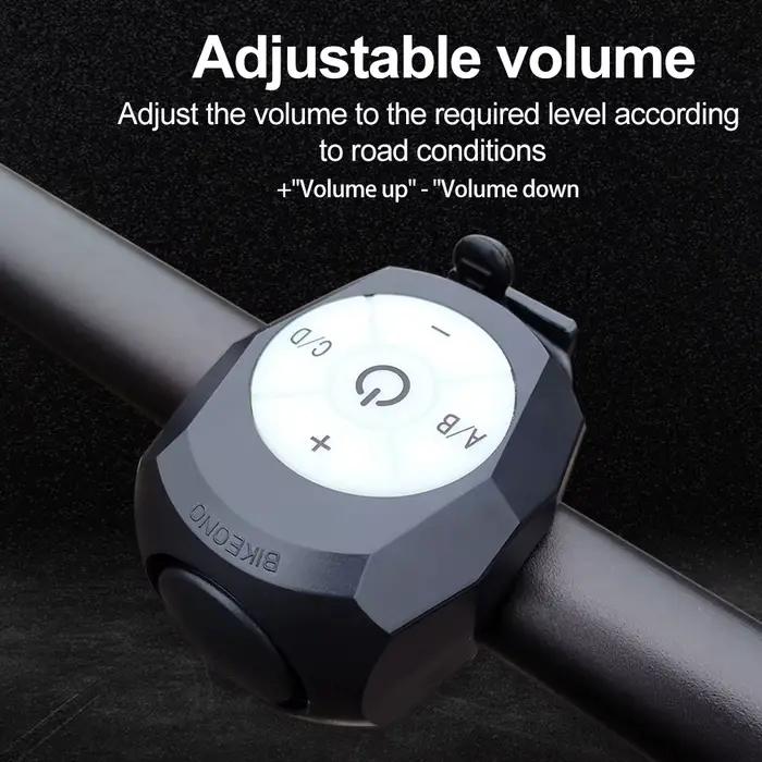Klaxon de cloche électrique pour vélo et moto, klaxon d'alarme antivol pour cyclisme sur route en montagne, accessoires de vélo, klaxon fort pour Scooter