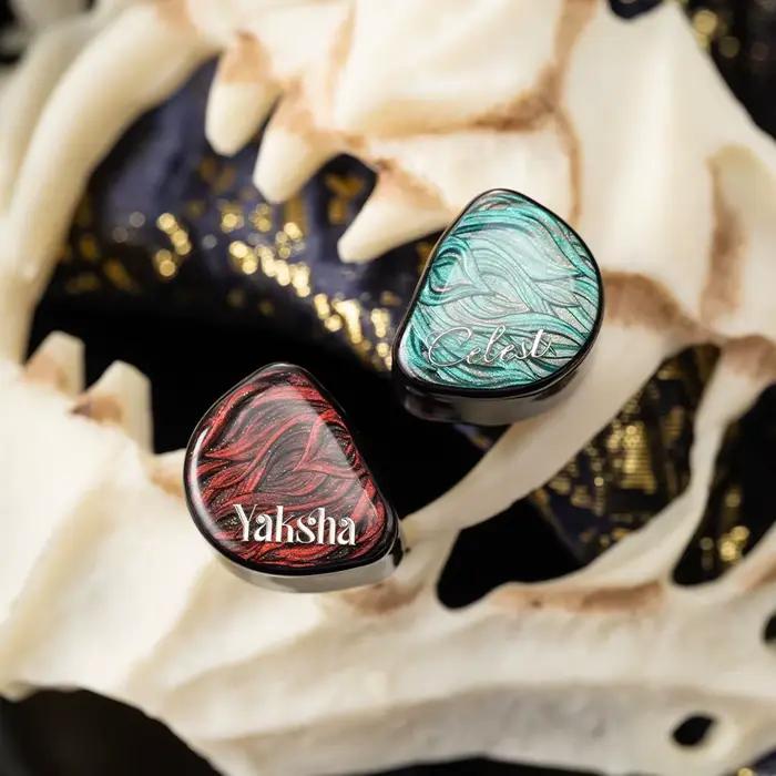 Nouveau casque Celest Yaksha 2DD + 1BA + 1MPD pilotes hybrides moniteur écouteurs IEMs avec 6N OCC argent + câble