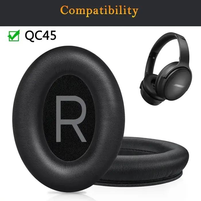 Coussinets d'oreille de remplacement pour casque Bose QC45 QuietComfort 45