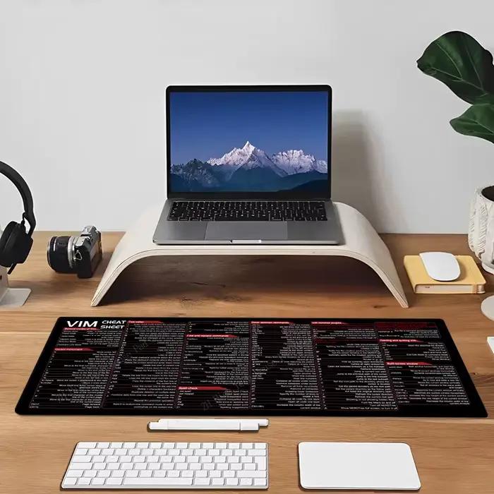 VIM – tapis de souris avec touches de raccourci