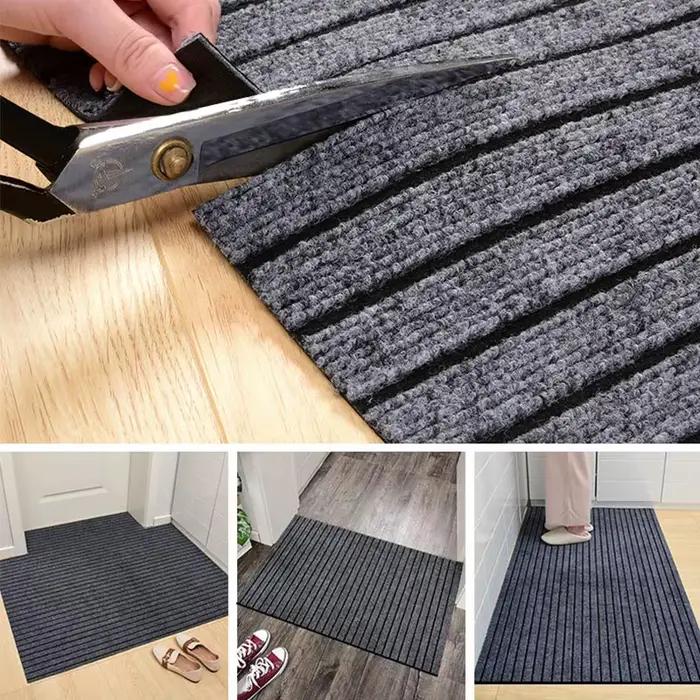 Tapis de cuisine Long lavable, paillasson avant de cuisine, porte d'entrée extérieure, tapis de revêtement de sol antidérapant, terrasse extérieure
