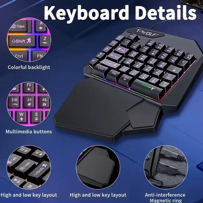 Ensemble clavier et souris 2 en 1