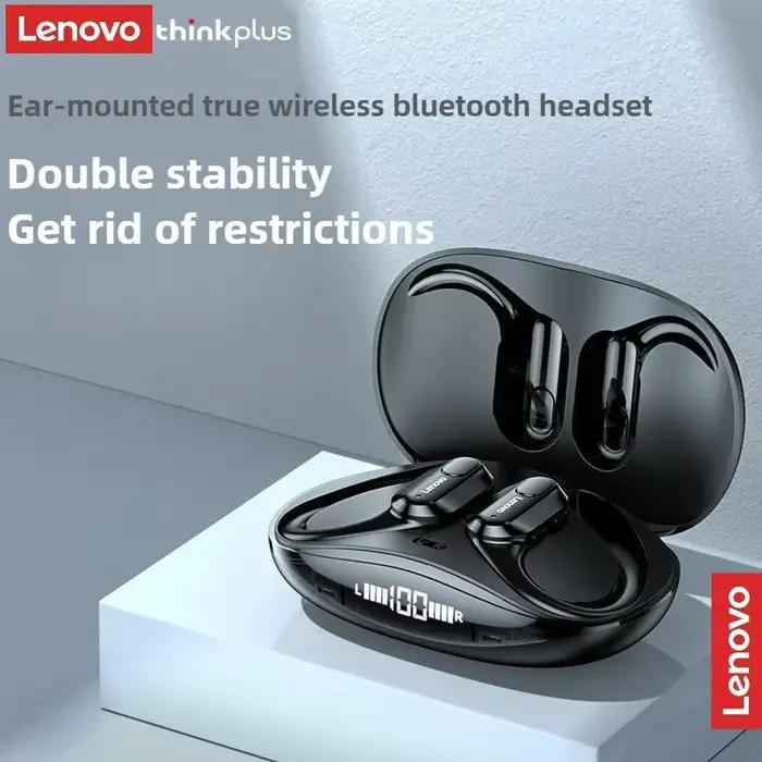 Lenovo XT80 casque sans fil Bluetooth 5.4 écouteurs véritable avec micro bouton contrôle réduction du bruit crochets