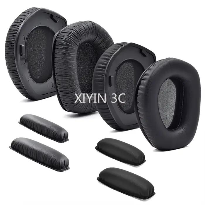 Coussinets d'oreille/bandeau en cuir éponge à mémoire de forme de remplacement de haute qualité