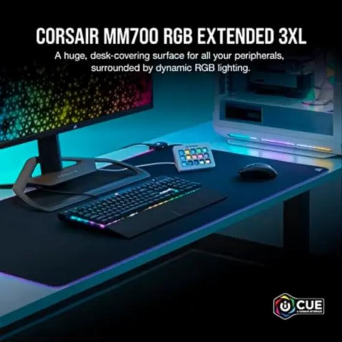 Tapis de souris de jeu RGB Corsair