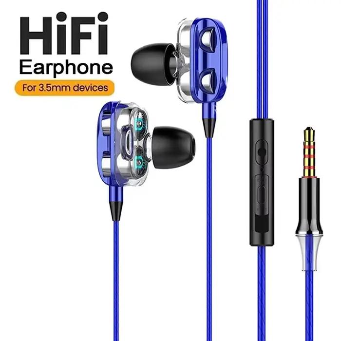 Casque stéréo intra-auriculaire avec suppression du bruit