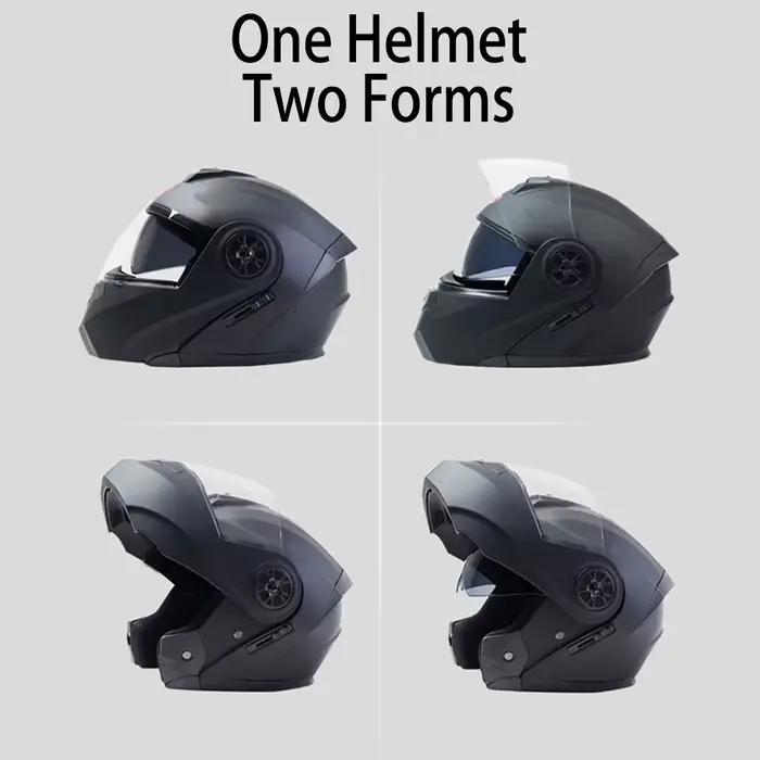 Casque de Moto rabattable pour hommes et femmes