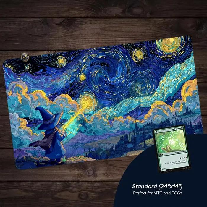 Tapis de jeu MTG style Van Gogh
