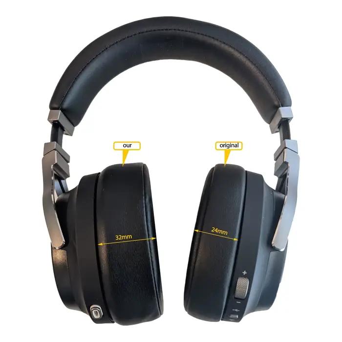 Coussinets d'oreille de remplacement améliorés pour casque de jeu Corsair Virtuoso RGB Wireless SE XT
