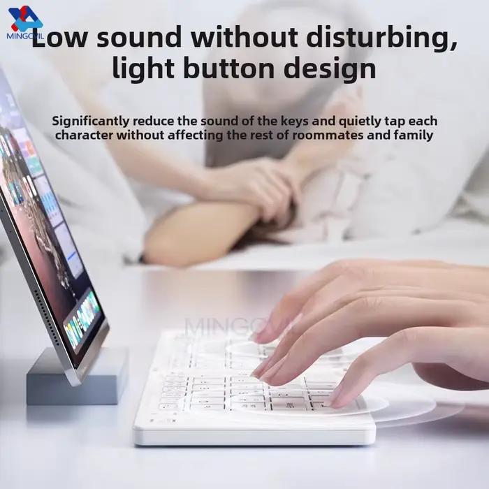 MINGCVIL Mini clavier sans fil pliable