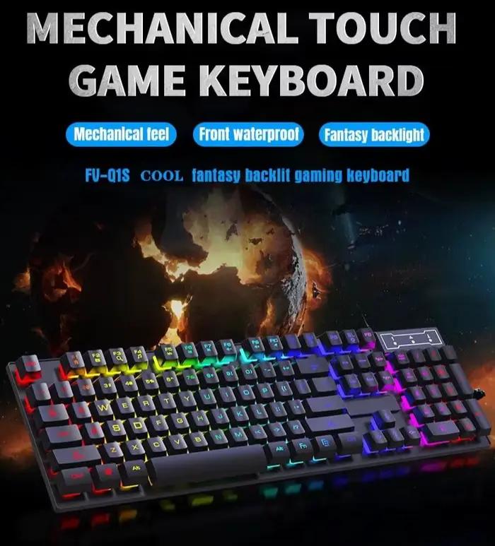 Clavier mécanique filaire rvb