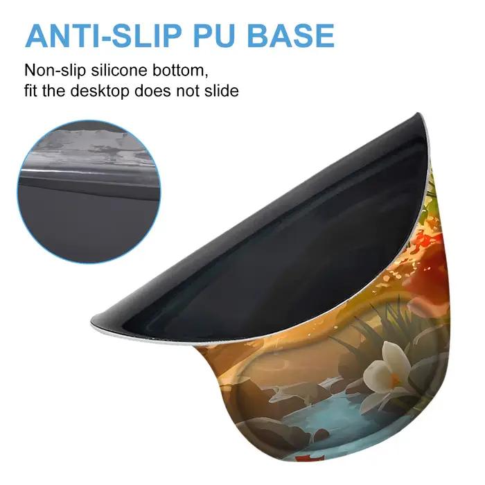 Tapis de souris ergonomique doux et antidérapant