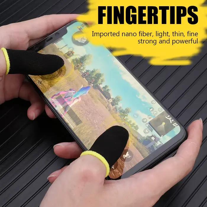 20/40 pièces couverture de doigt de jeu contrôleur de jeu adapté pour PUBG LOL Anti-transpiration anti-rayures écran