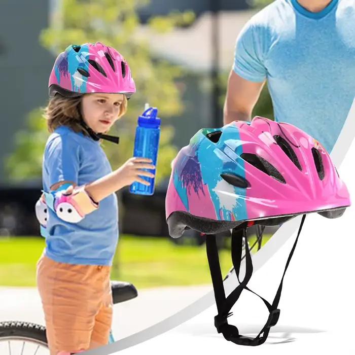 Casque de vélo pour enfant, respirant et sûr, protection de la tête pour le cyclisme, le patinage et les sports de plein air