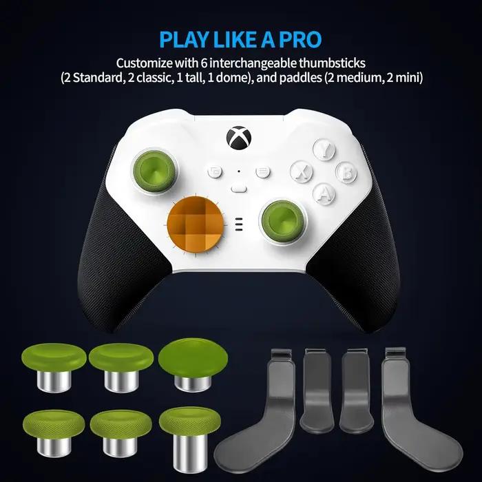 Pour Xbox Elite 2 contrôleur série 2 palettes de remplacement manettes analogiques Joystick 13 en 1 ensemble Halo Infinite Edition