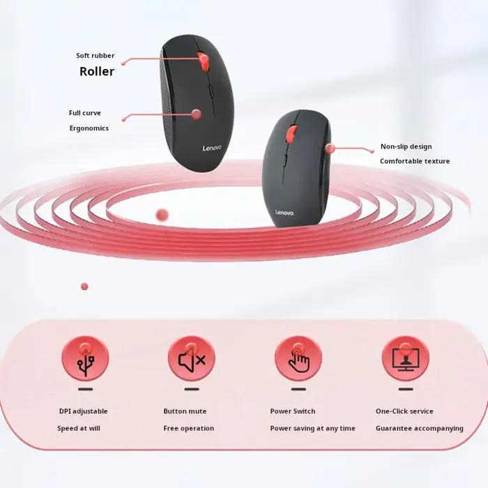 Souris sans fil Lenovo N911S Mute