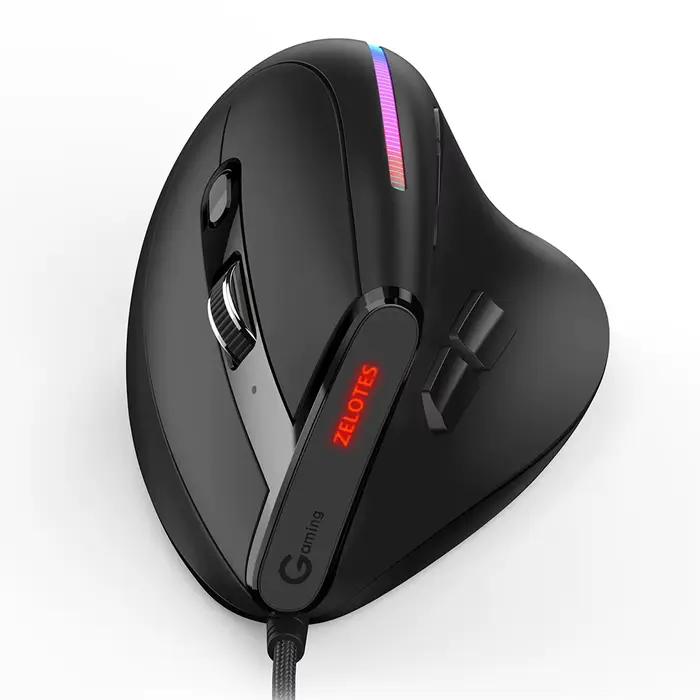 Souris de jeu verticale ZELOTES T-50