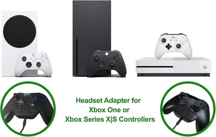 Adaptateur casque stéréo/micro MC-X001 pour Xbox One/One S/Elite1 et 2.Kit audio