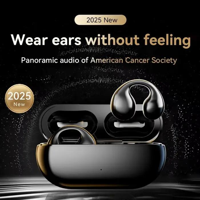 Écouteurs sans fil Bluetooth avec clip d'oreille