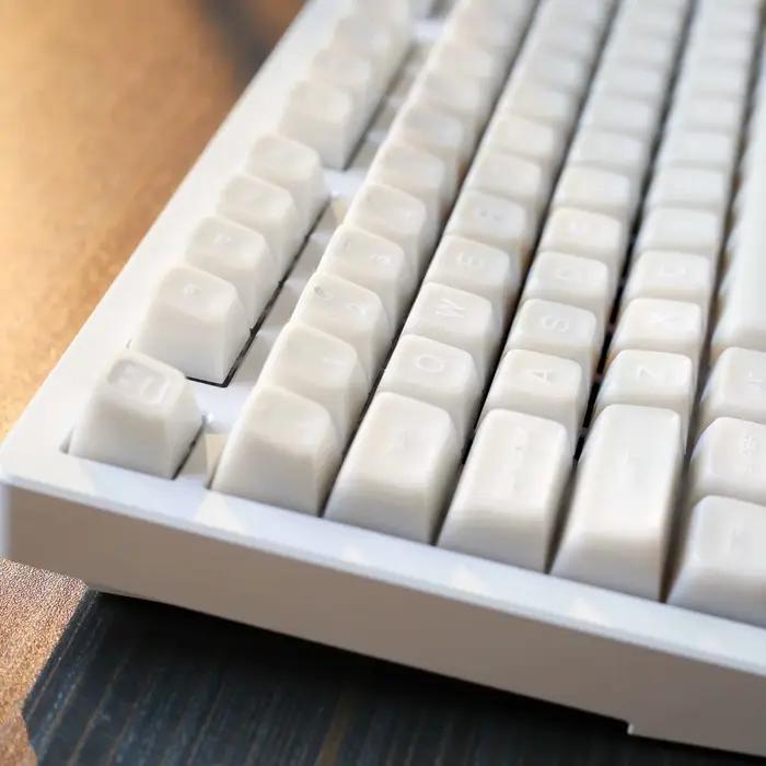 KBDiy 142 touches PBT blanc translucide Keycaps 60% 70% SA profil Double Shot Keycap personnalisé pour jeu de clavier mécanique pour 64 75