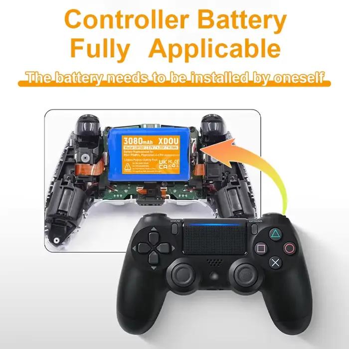 Batterie de contrôleur PS4 pour Sony PlayStation 4 DualShock4 V1 V2 KCR1410 LIP1522 CUH-ZCT2 CUH-ZCT1E
