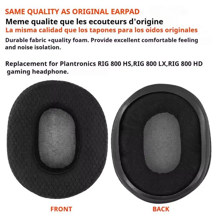 Coussin de remplacement pour oreillettes RIG 800 HS