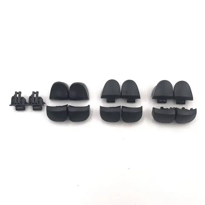 1-10 jeux de boutons de déclenchement noirs de remplacement R1 L1 R2 L2 pour clé de jeu de contrôleur PS5 010 020 030 avec ressort