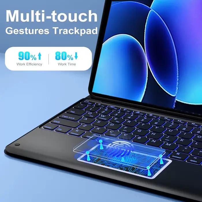 Étui pour Xiaomi Pad 8/8 Pro 11,2 pouces, clavier Bluetooth détachable avec étui porte-crayons pour Xiaomi Pad 7/7 Pro 11,2 pouces