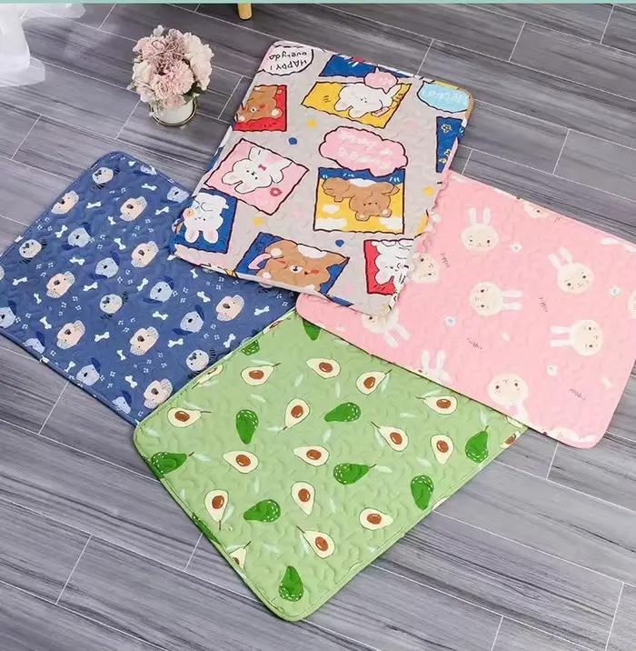 Tapis de pipi lavable pour animaux de compagnie, tapis réutilisable pour chiens, lit d'urine lavable, tapis d'entraînement pour chien, quatre saisons, tapis d'urine pour animaux de compagnie