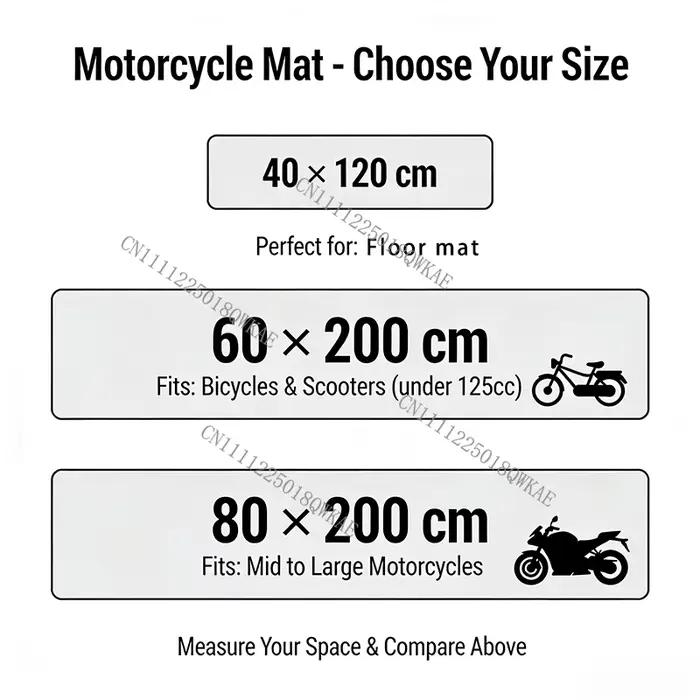 Tapis de présentation pour moto Suzuki – Tapis de garage antidérapant et durable pour le stationnement de motos de course, décoration intérieure, tapis de salon