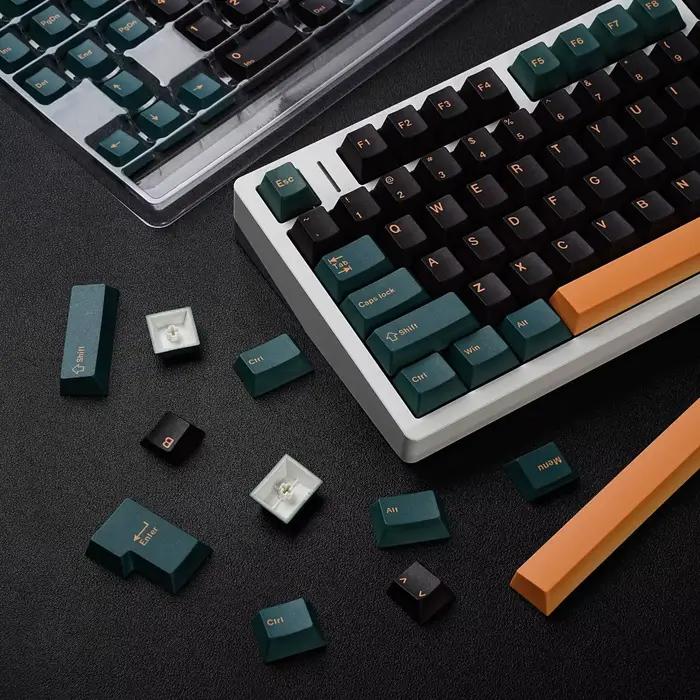 Capuchons de touches BRPT verts en PBT