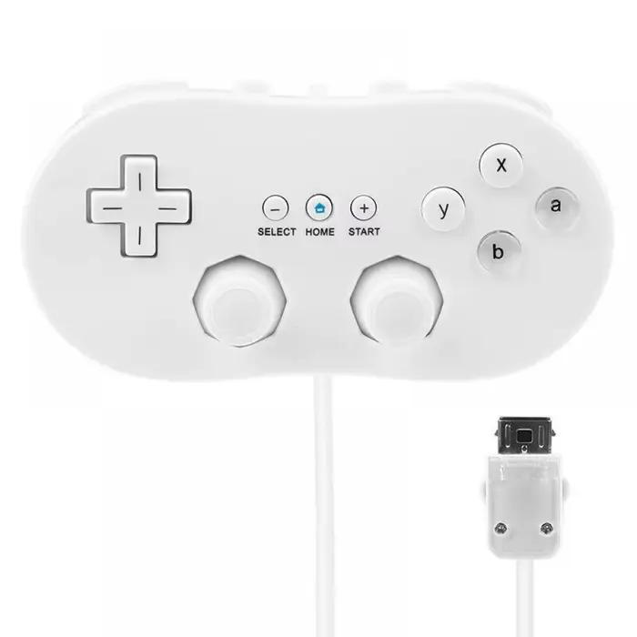 Manette de jeu classique filaire pour télécommande Nintendo Wii/Wii U