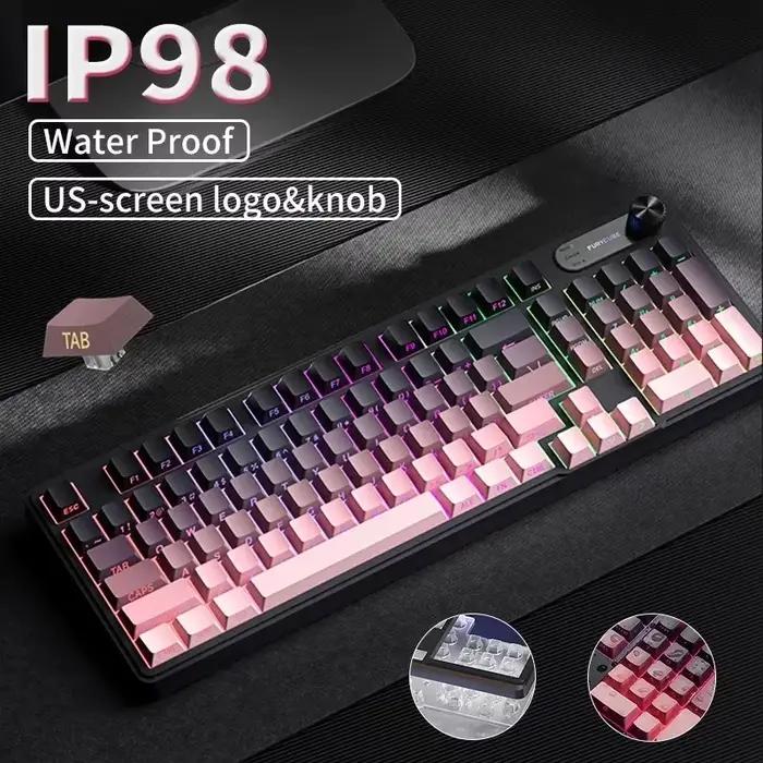 Clavier filaire silencieux pour jeux