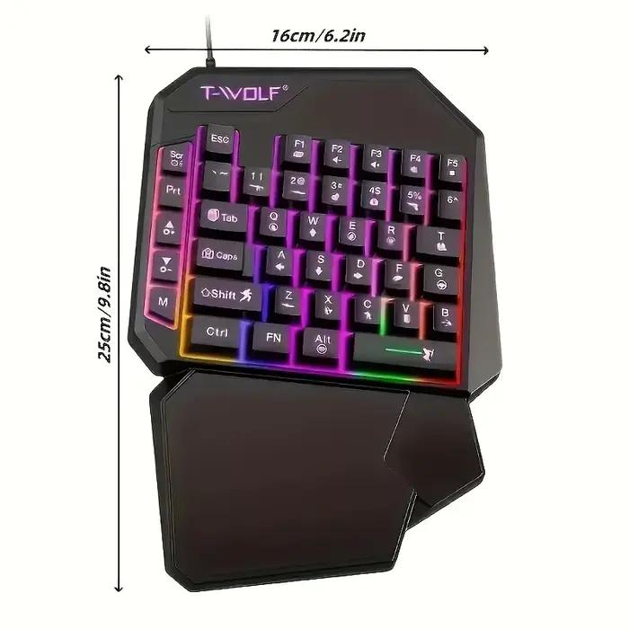 Ensemble clavier et souris 2 en 1