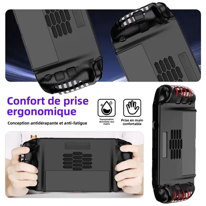 Kit d'accessoires 3 en 1 pour Lenovo Legion Go 2 coque de protection verre trempé écran sac de transport dur et doublure intérieure douce pour gamer voyage occaions spéciales