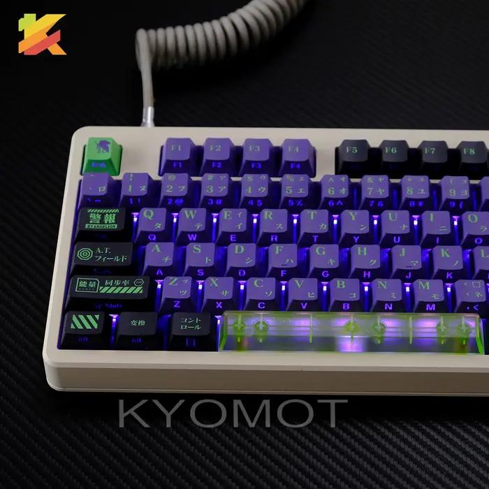 KTOMOT 136 touches EVA 01 Machine brillant à travers les capuchons