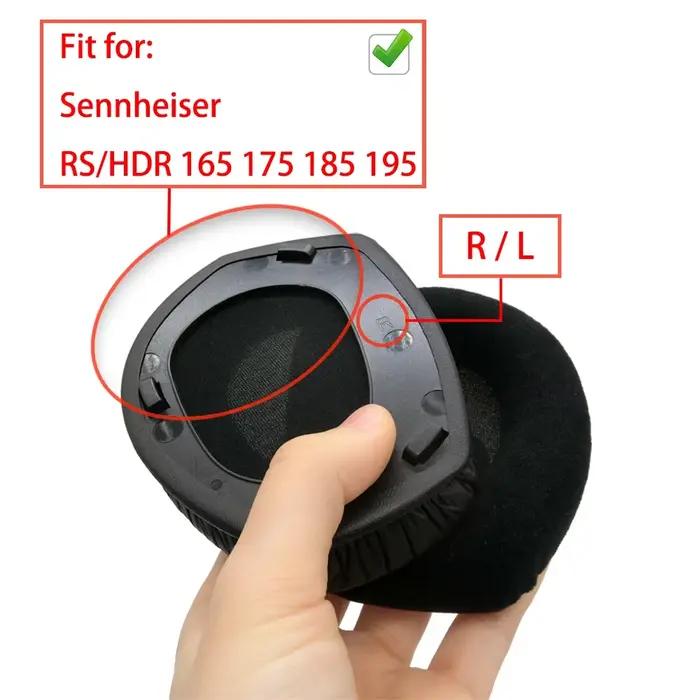 Oreillettes de remplacement adaptées à Sennheiser RS165 RS175 RS185 RS195 HDR165 HDR175 HDR185 HDR195 RS