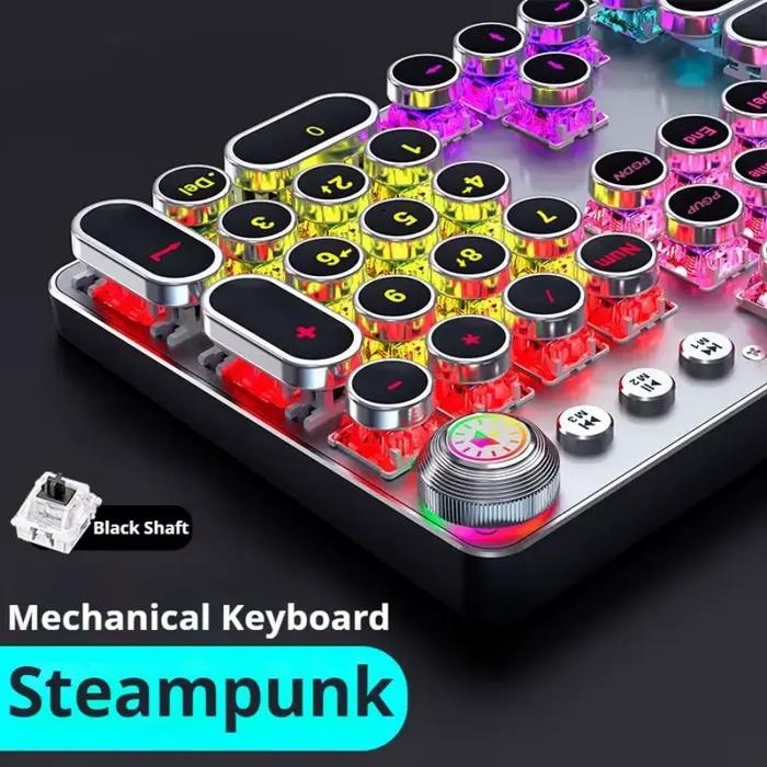 EWEADN TK100 Clavier mécanique filaire ergonomique