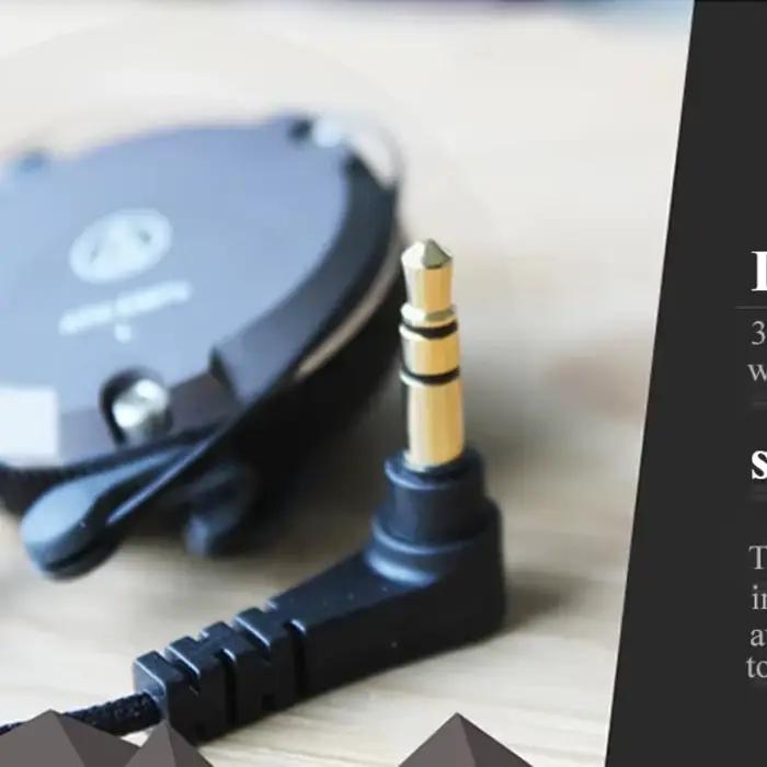 Casque audio ouvert Audio-Technica ATH-EM7X avec crochets d'oreille métalliques flexibles