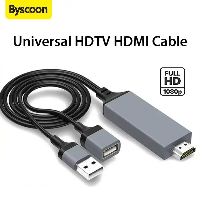 Câble USB Android pour téléphone vers HDTV HDMI