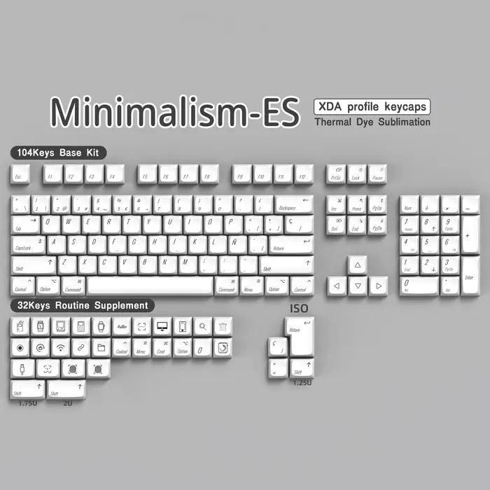 Capuchons de touches de clavier espagnol